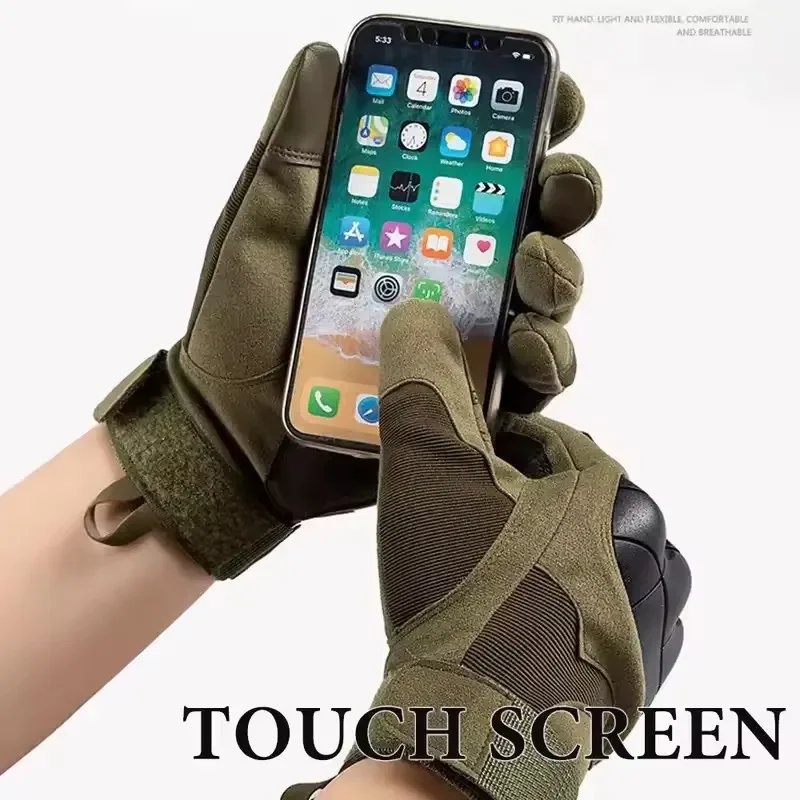 1 Pair Touch Screen Motorcycle Gloves Spring Summer Breathable Full Finger Motorbike Riding Moto Glove for Outdoor Motocross