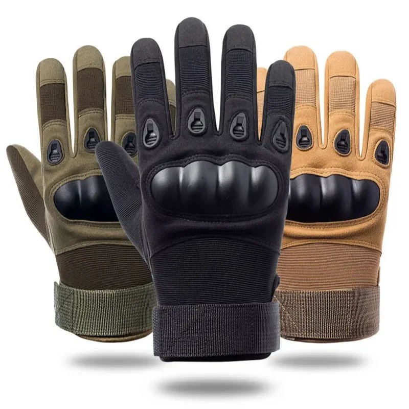 Outdoor Tactical Gloves Men Protective Shell Mittens Antiskid Workout Fitness Gloves For Men Women