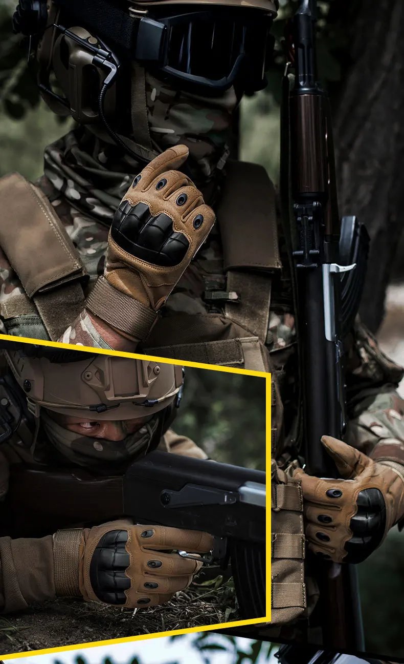 Tactical Gloves For Men And Women Touchscreen Motorcycle Gloves with Hard Shell& Palm Padding For Sports Camping Climbing Hiking