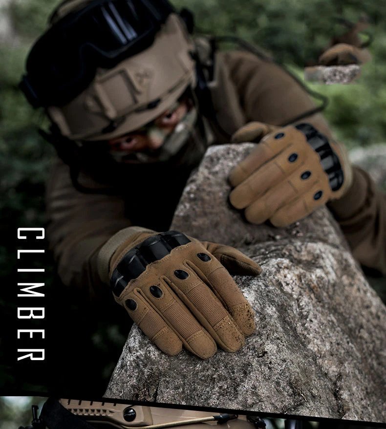 Tactical Gloves For Men And Women Touchscreen Motorcycle Gloves with Hard Shell& Palm Padding For Sports Camping Climbing Hiking