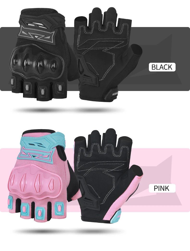 MBD Breathable Half Finger Gloves: Wear-Resistant Anti-Slip for Motorcycle, E-Bike & Cycling Riding MBD Breathable Half Finger Gloves: Wear-Resistant Anti-Slip for Motorcycle, E-Bike & Cycling Riding