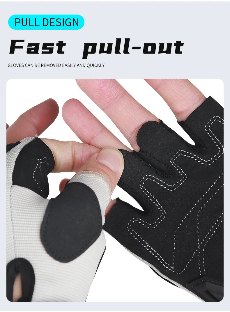 MBD Breathable Half Finger Gloves: Wear-Resistant Anti-Slip for Motorcycle, E-Bike & Cycling Riding MBD Breathable Half Finger Gloves: Wear-Resistant Anti-Slip for Motorcycle, E-Bike & Cycling Riding