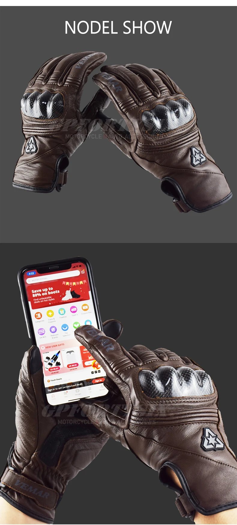 Vemar 2025 Spring New Genuine Leather Motorcycle Gloves Men Women 4 Season Driving Guantes Moto Biker Motocross Racing Glove XS Vemar 2025 Spring New Genuine Leather Motorcycle Gloves Men Women 4 Season Driving Guantes Moto Biker Motocross Racing Glove XS