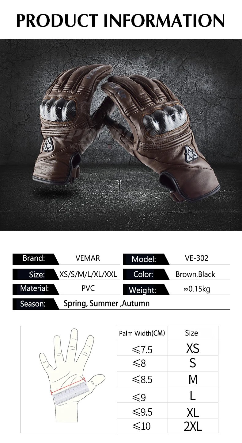 Vemar 2025 Spring New Genuine Leather Motorcycle Gloves Men Women 4 Season Driving Guantes Moto Biker Motocross Racing Glove XS Vemar 2025 Spring New Genuine Leather Motorcycle Gloves Men Women 4 Season Driving Guantes Moto Biker Motocross Racing Glove XS