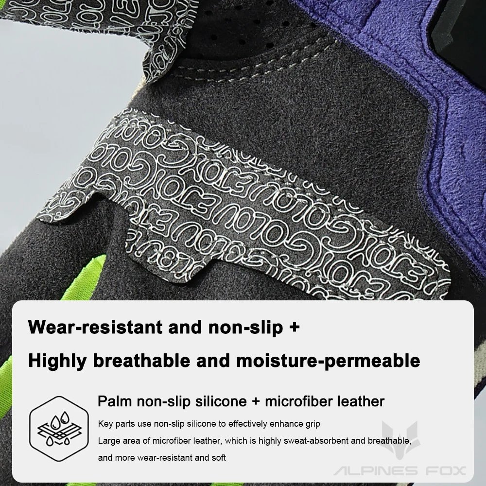 New Motorcycle Gloves Women Colorful Motocross Full Finger Riding Gloves Fashion Moto Touchscreen Anti-Drop Cycling Gloves Men