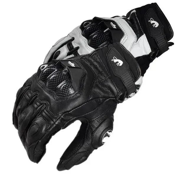4 Season Mens Women Driving Supertech Motorcycle Leather Gloves Racing Glove Black/White Motorbike Cowhide Race Bike Knight 4 Season Mens Women Driving Supertech Motorcycle Leather Gloves Racing Glove Black/White Motorbike Cowhide Race Bike Knight