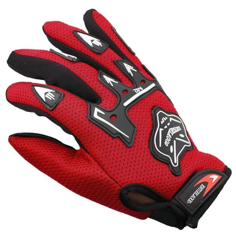 Motorcycle Gloves Full Finger Nylon Safety Lightweight Anti-slip Durable Shock-absorbing Winter Riding Gloves Motorcycle Gloves Full Finger Nylon Safety Lightweight Anti-slip Durable Shock-absorbing Winter Riding Gloves