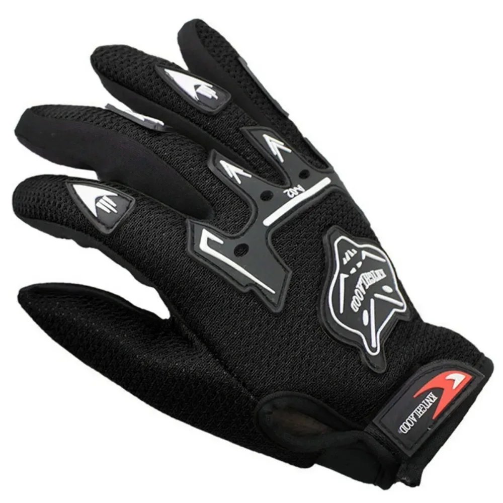 Motorcycle Gloves Full Finger Nylon Safety Lightweight Anti-slip Durable Shock-absorbing Winter Riding Gloves Motorcycle Gloves Full Finger Nylon Safety Lightweight Anti-slip Durable Shock-absorbing Winter Riding Gloves