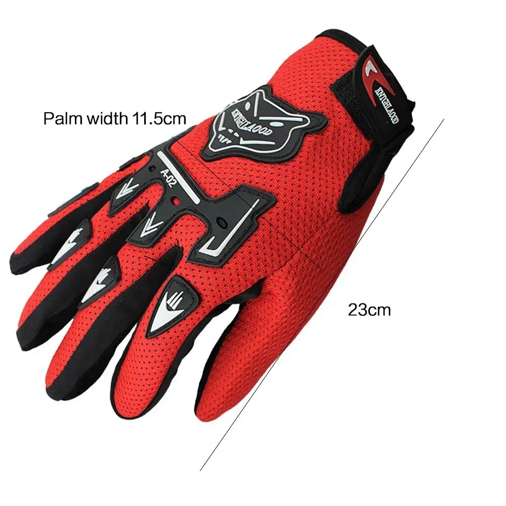 Motorcycle Gloves Full Finger Nylon Safety Lightweight Anti-slip Durable Shock-absorbing Winter Riding Gloves Motorcycle Gloves Full Finger Nylon Safety Lightweight Anti-slip Durable Shock-absorbing Winter Riding Gloves