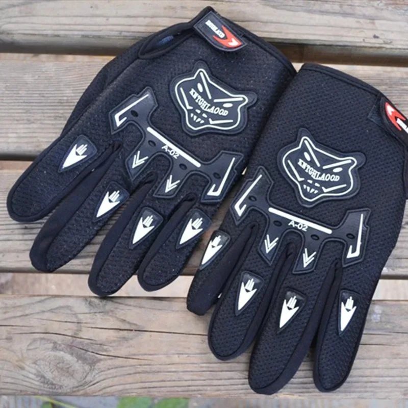 Motorcycle Gloves Full Finger Nylon Safety Lightweight Anti-slip Durable Shock-absorbing Winter Riding Gloves Motorcycle Gloves Full Finger Nylon Safety Lightweight Anti-slip Durable Shock-absorbing Winter Riding Gloves