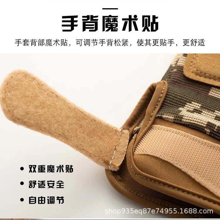Outdoor Gym Fingerless Gloves Anti-Slip Half Finger Men Woman Gloves Camping Fishing Breathable Sports Bicycle Motorcycle Gloves