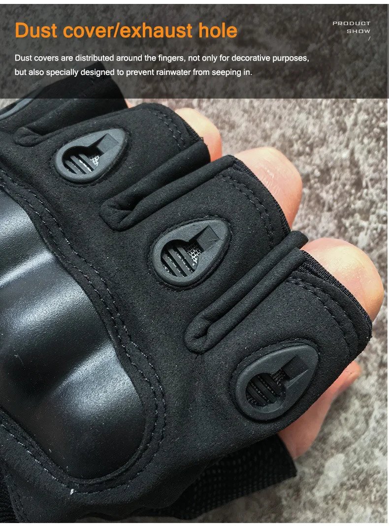 Outdoor Climbing Men's Gloves Protect Motorcycle Riding Half Finger Mitten For HONDA Hornet NT1100 CBR Shadow PCX VFR XADV Forza Outdoor Climbing Men's Gloves Protect Motorcycle Riding Half Finger Mitten For HONDA Hornet NT1100 CBR Shadow PCX VFR XADV Forza