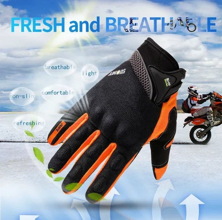 2026 NEW Breathable Anti Slip Summer Motorcycle Gloves Full Finger Offroad Racing Protective Gear Unisex for Outdoor Sports 2026 NEW Breathable Anti Slip Summer Motorcycle Gloves Full Finger Offroad Racing Protective Gear Unisex for Outdoor Sports