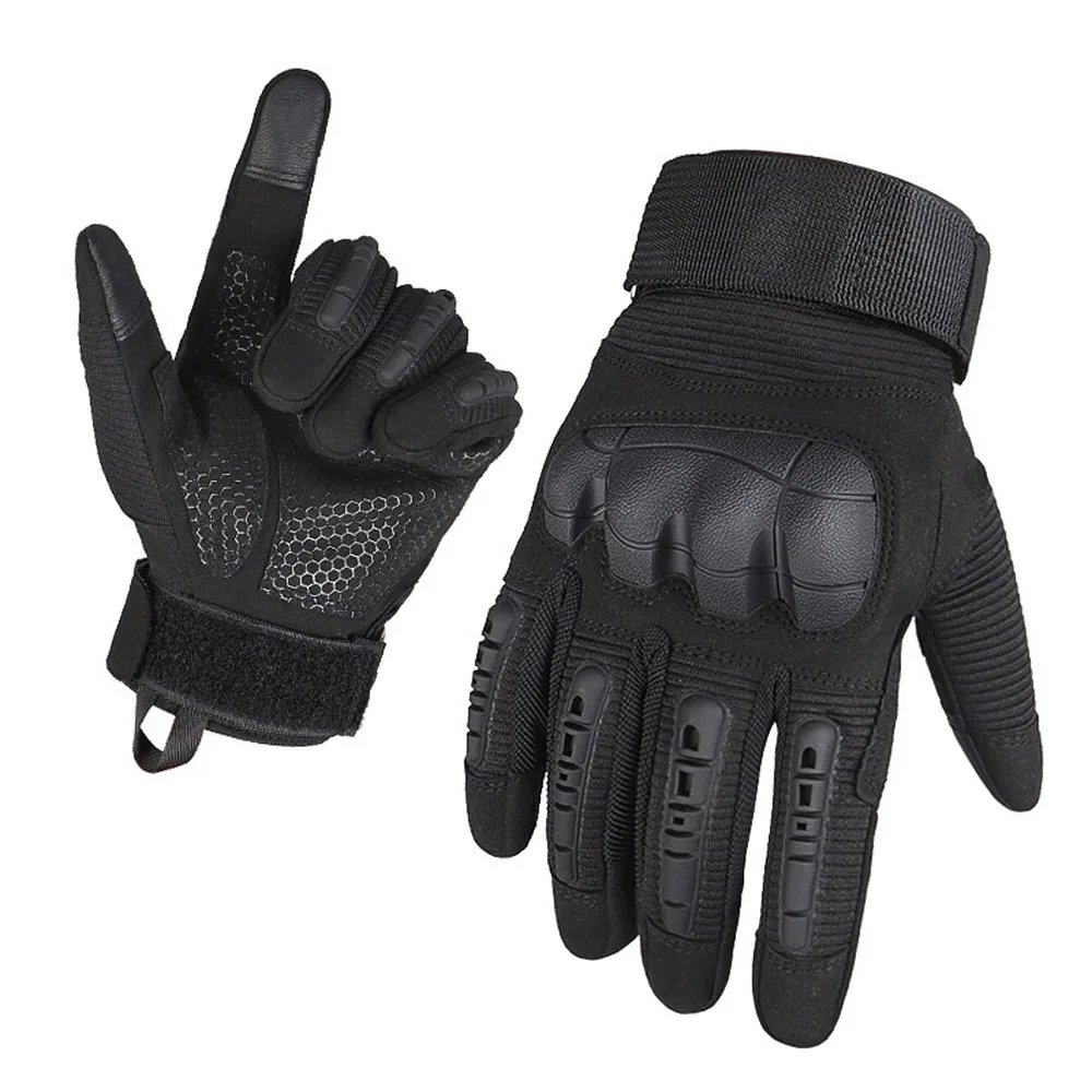 Men's Full Finger Tactical Gloves Touchscreen Compatible Hard Knuckle Protection For Airsoft Paintball Military Motorcycle Glove Men's Full Finger Tactical Gloves Touchscreen Compatible Hard Knuckle Protection For Airsoft Paintball Military Motorcycle Glove