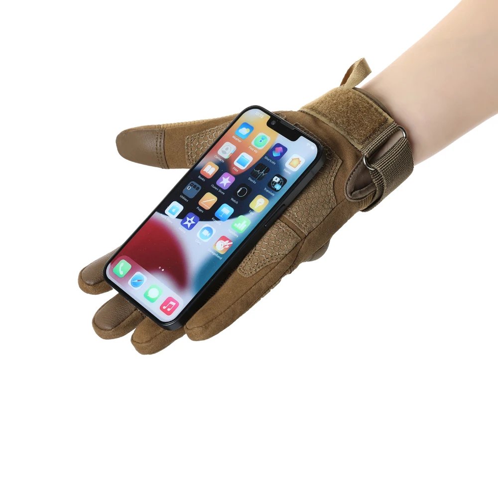 Men's Full Finger Tactical Gloves Touchscreen Compatible Hard Knuckle Protection For Airsoft Paintball Military Motorcycle Glove Men's Full Finger Tactical Gloves Touchscreen Compatible Hard Knuckle Protection For Airsoft Paintball Military Motorcycle Glove