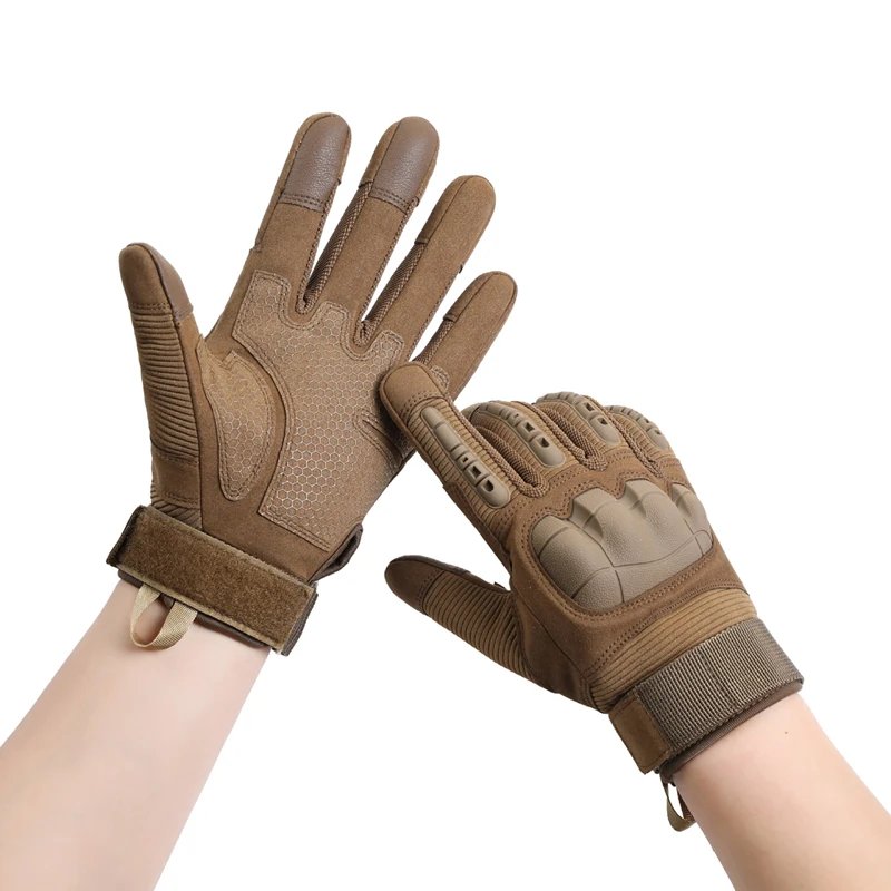 Men's Full Finger Tactical Gloves Touchscreen Compatible Hard Knuckle Protection For Airsoft Paintball Military Motorcycle Glove Men's Full Finger Tactical Gloves Touchscreen Compatible Hard Knuckle Protection For Airsoft Paintball Military Motorcycle Glove