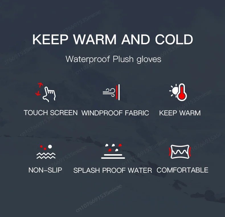 Universal Autumn Winter Motorbike Gloves Men Women Windproof Anti-slip Touchscreen Fleece Keep Warm for Work Gloves Men Sports Universal Autumn Winter Motorbike Gloves Men Women Windproof Anti-slip Touchscreen Fleece Keep Warm for Work Gloves Men Sports