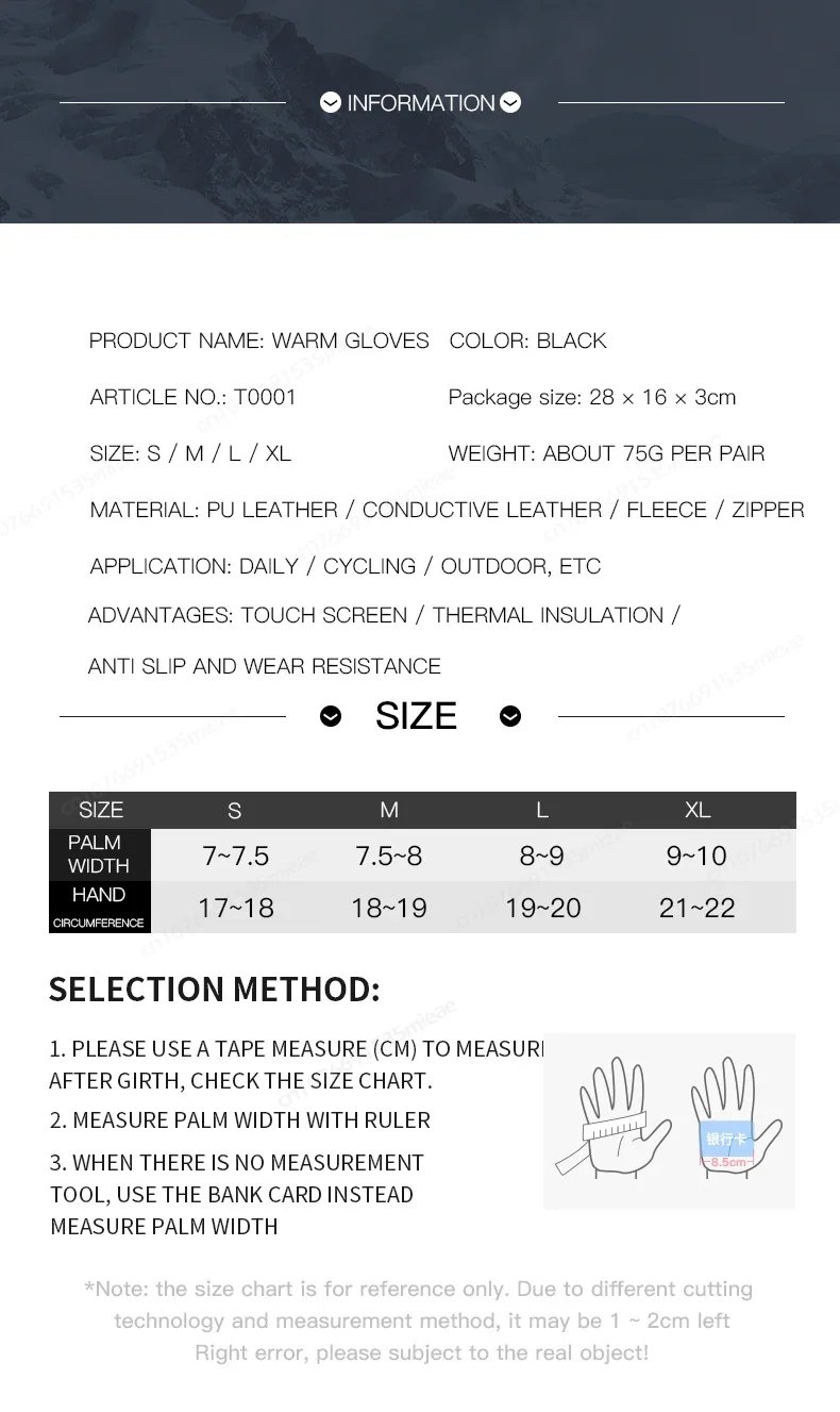 Universal Autumn Winter Motorbike Gloves Men Women Windproof Anti-slip Touchscreen Fleece Keep Warm for Work Gloves Men Sports Universal Autumn Winter Motorbike Gloves Men Women Windproof Anti-slip Touchscreen Fleece Keep Warm for Work Gloves Men Sports