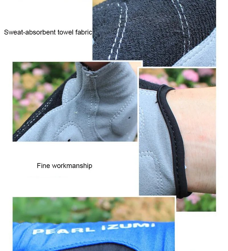 1Pair Half Finger Cycling Gloves Anti-slip Anti-sweat Gel Bicycle Riding Gloves Shock MTB Road Mountain Bike Sports Gloves