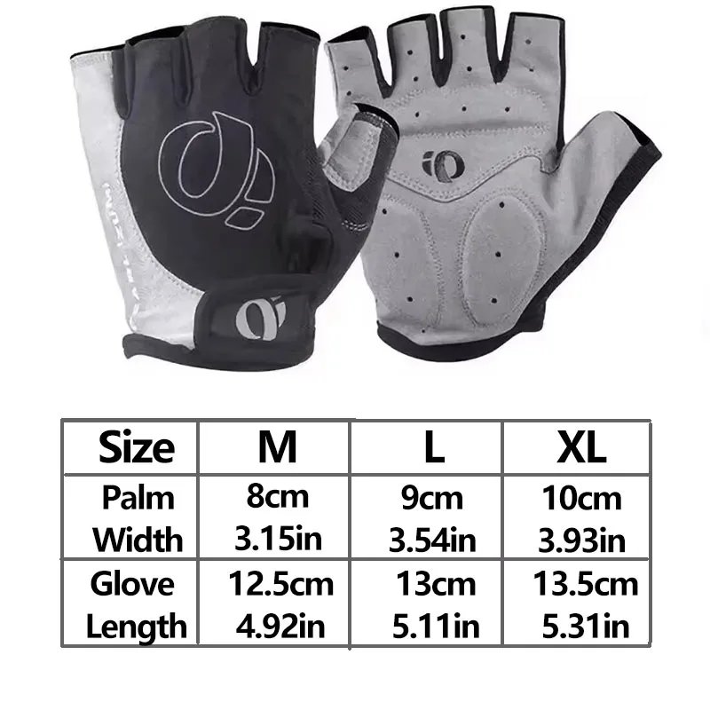 1Pair Half Finger Cycling Gloves Anti-slip Anti-sweat Gel Bicycle Riding Gloves Shock MTB Road Mountain Bike Sports Gloves