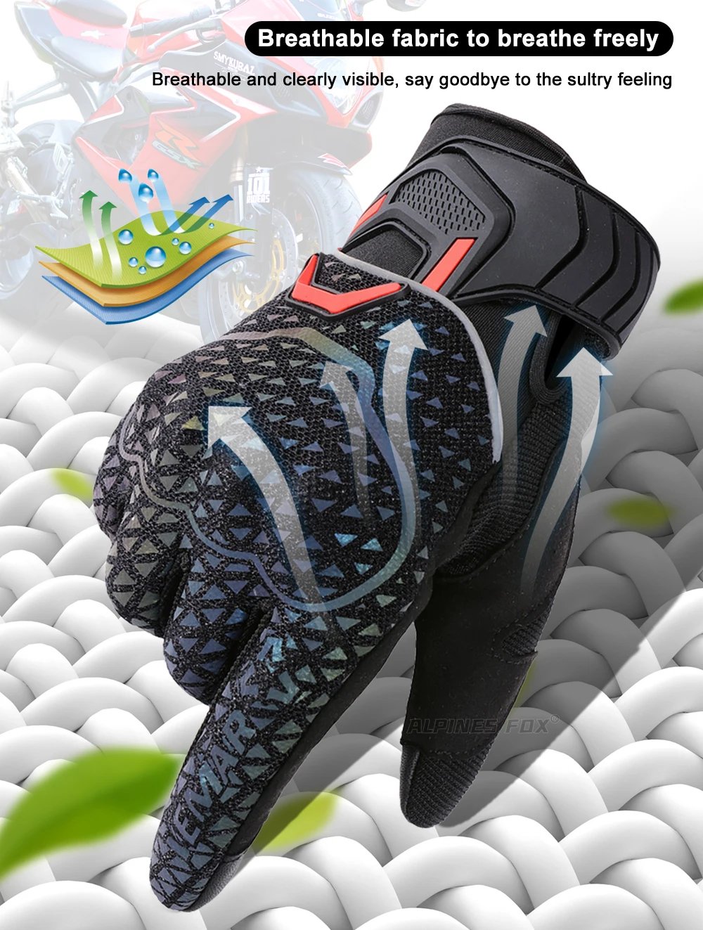VEMAR Motorcycle Gloves Colorful Reflective Cycling Gloves Touch Screen Anti-drop Breathable Motocross Luvas Moto Accessories VEMAR Motorcycle Gloves Colorful Reflective Cycling Gloves Touch Screen Anti-drop Breathable Motocross Luvas Moto Accessories