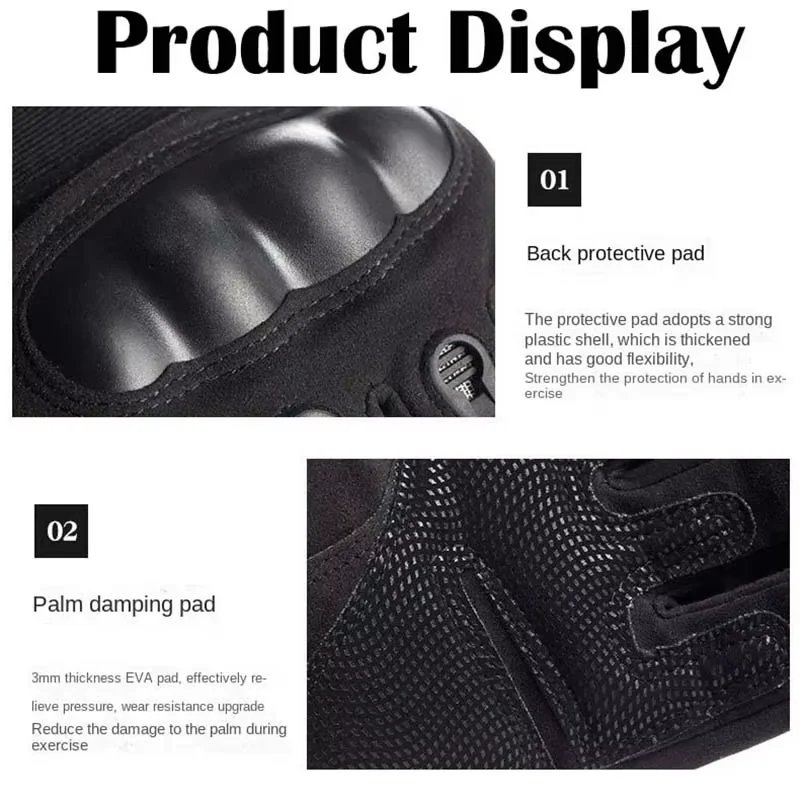 Outdoor Tactical Half Finger Cycling Gloves Military Men Gloves Women Sports Shooting Hunting Motorcycle Bike Glove Accessories