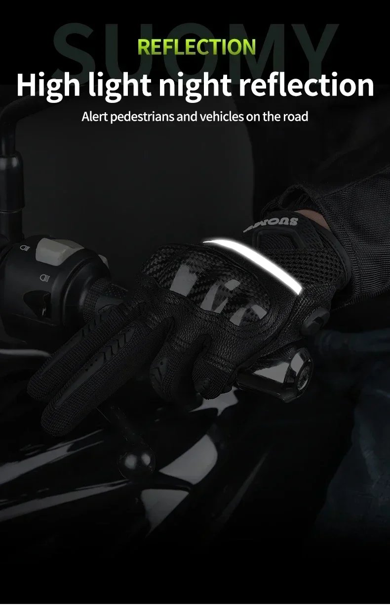 2026 NEW Carbon Fiber Shell Lightweight Spring Summer Motorcycle Gloves Men Women Anti Fall Breathable Touch Screen Equipment 2026 NEW Carbon Fiber Shell Lightweight Spring Summer Motorcycle Gloves Men Women Anti Fall Breathable Touch Screen Equipment