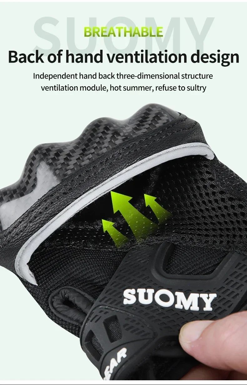 2026 NEW Carbon Fiber Shell Lightweight Spring Summer Motorcycle Gloves Men Women Anti Fall Breathable Touch Screen Equipment 2026 NEW Carbon Fiber Shell Lightweight Spring Summer Motorcycle Gloves Men Women Anti Fall Breathable Touch Screen Equipment