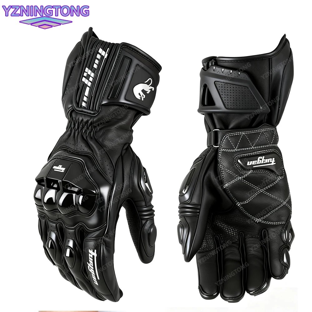 Full Finger Motorcycle Gloves Non-slip Wear-resistant Motocross Racing Gloves Touch Screen Moto Outdoor Gloves for BMW Kawasaki