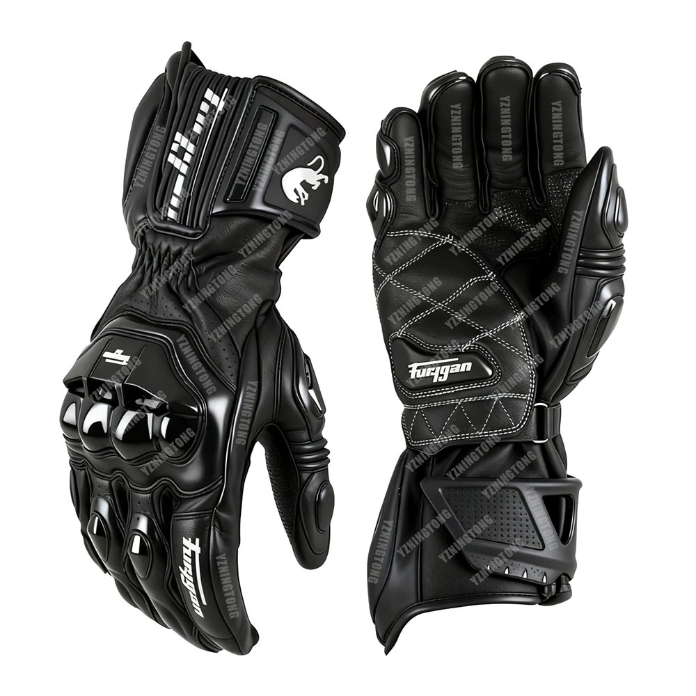 Full Finger Motorcycle Gloves Non-slip Wear-resistant Motocross Racing Gloves Touch Screen Moto Outdoor Gloves for BMW Kawasaki