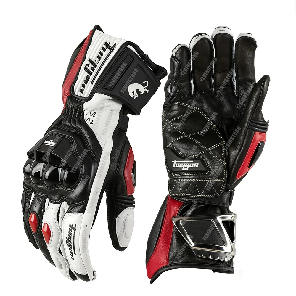 Full Finger Motorcycle Gloves Non-slip Wear-resistant Motocross Racing Gloves Touch Screen Moto Outdoor Gloves for BMW Kawasaki