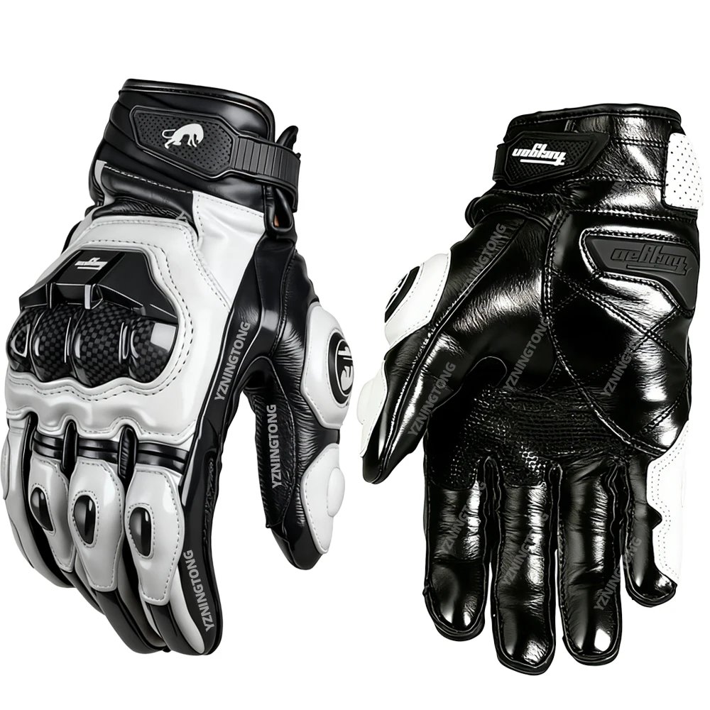 Full Finger Motorcycle Gloves Non-slip Wear-resistant Motocross Racing Gloves Touch Screen Moto Outdoor Gloves for BMW Kawasaki