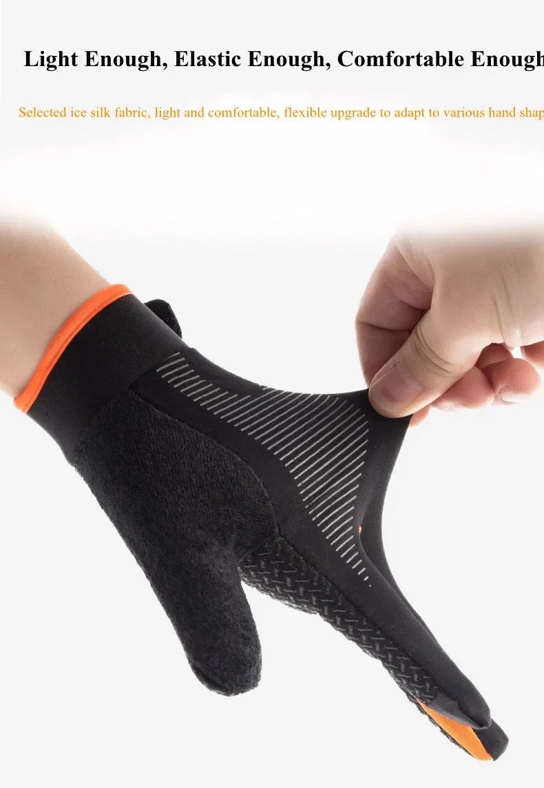 Men Cycling Gloves Full Finger Touch Screen Motorcycle Bicycle Mtb Bike Gloves Gym Training Gloves Outdoor Fishing Hand Guantes