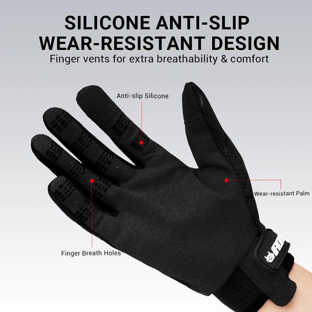 Motorcycle Gloves Anti-slip Motorbike Riding Gloves Touch Screen Motocross Full Finger Racing Gloves Outdoor Sport Gloves M-2XL