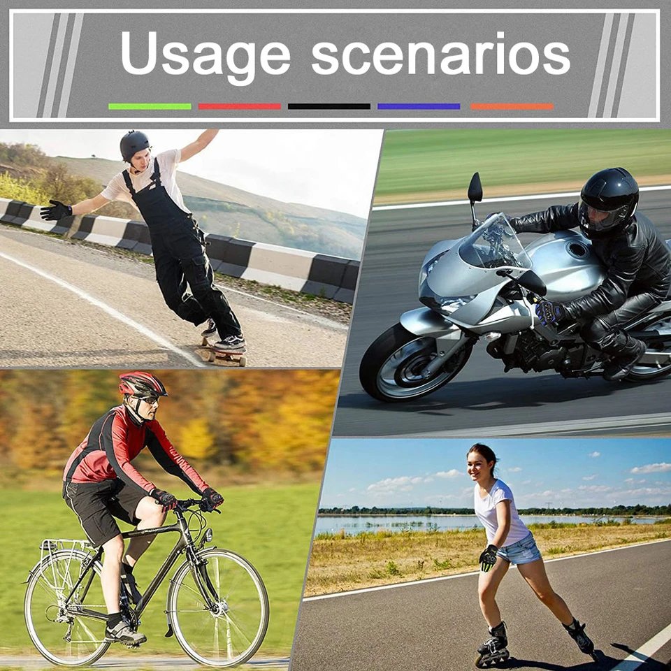 Touch Screen Motorcycle Gloves Spring Summer Breathable Full Finger Motorbike Riding Moto Gloves for Motocross
