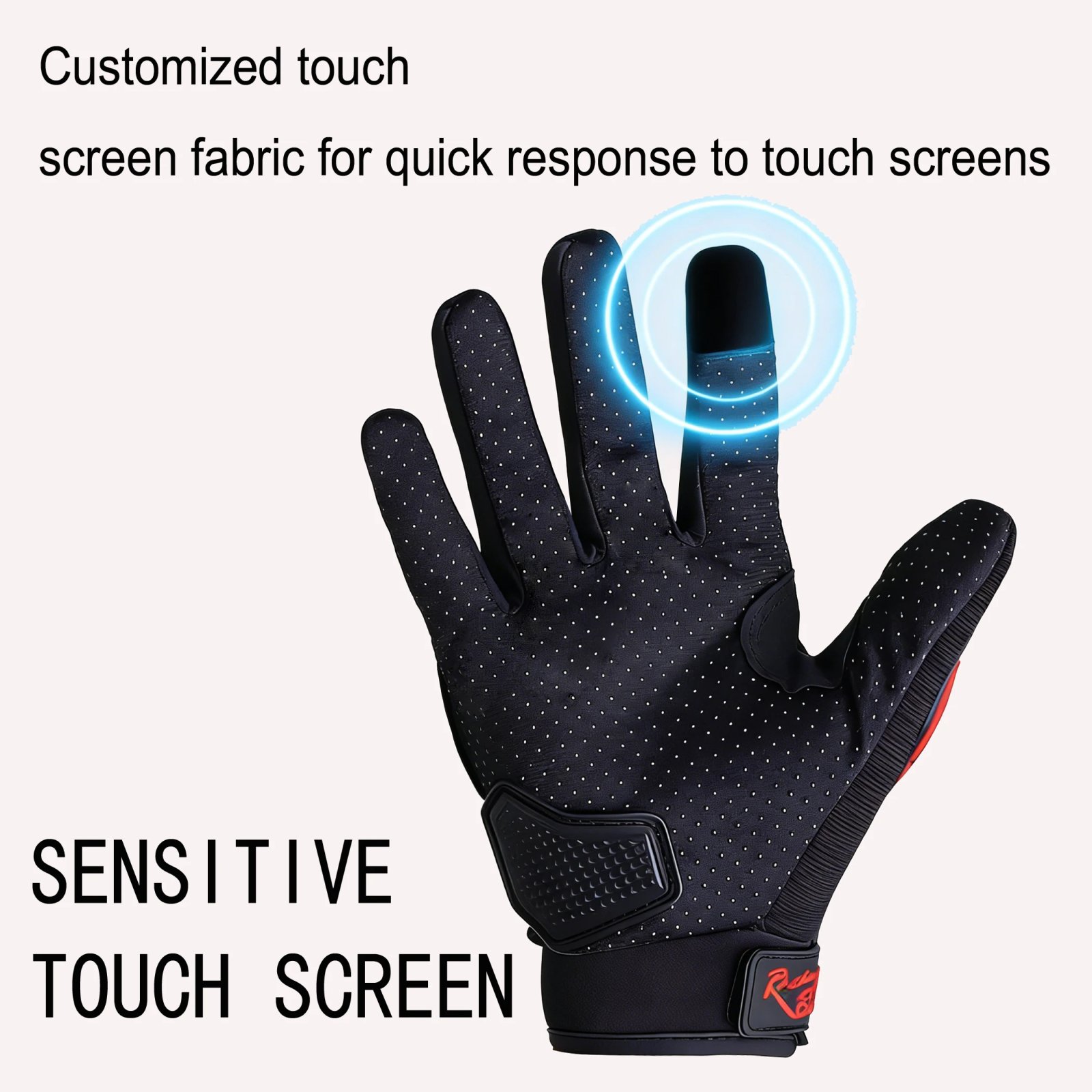 Touch Screen Motorcycle Gloves Spring Summer Breathable Full Finger Motorbike Riding Moto Gloves for Motocross