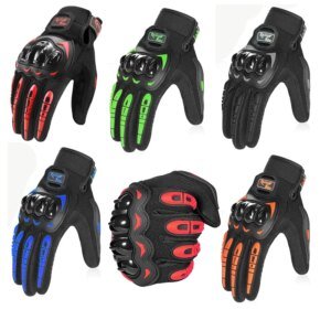 Touch Screen Motorcycle Gloves Spring Summer Breathable Full Finger Motorbike Riding Moto Gloves for Motocross