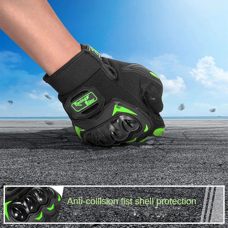 Touch Screen Motorcycle Gloves Spring Summer Breathable Full Finger Motorbike Riding Moto Gloves for Motocross