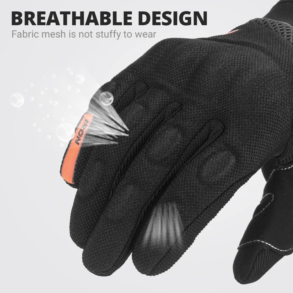 New Breathable Motorcycle Touch Screen Gloves Summer Full Finger Men Women Outdoor Sports Protection Riding Dirt Bike Gloves
