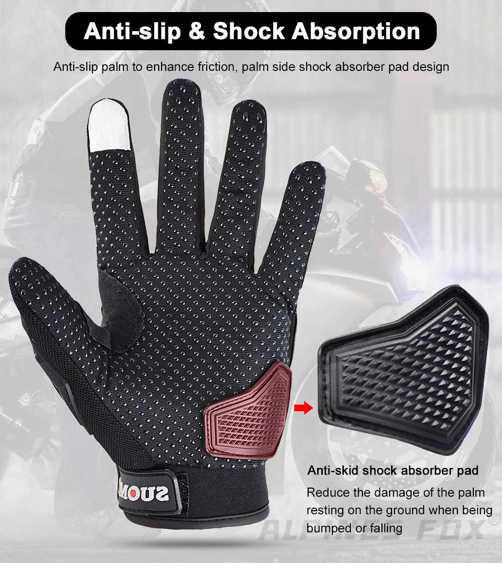 Suomy Motorcycle Gloves Moto Touch Screen Breathable Motorbike Racing Riding Bicycle Protective Guantes Summer Sports for Honda Suomy Motorcycle Gloves Moto Touch Screen Breathable Motorbike Racing Riding Bicycle Protective Guantes Summer Sports for Honda