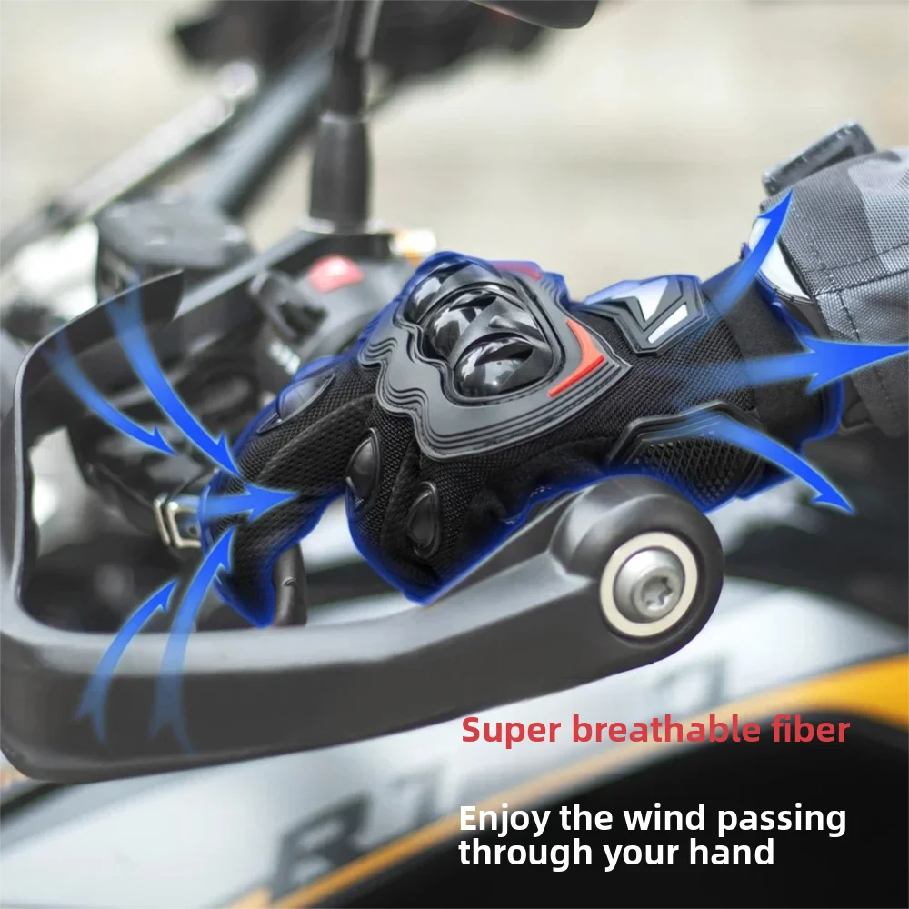 KEMIMOTO Summer Motorcycle Gloves CE Riding Gloves Knuckle Touchscreen Motorbike Tactical Gloves For Dirt Bike Motocross ATV UTV