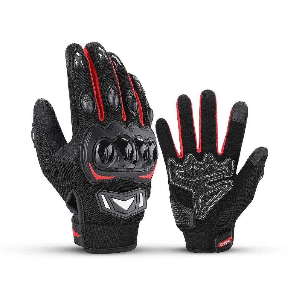 KEMIMOTO Summer Motorcycle Gloves CE Riding Gloves Knuckle Touchscreen Motorbike Tactical Gloves For Dirt Bike Motocross ATV UTV