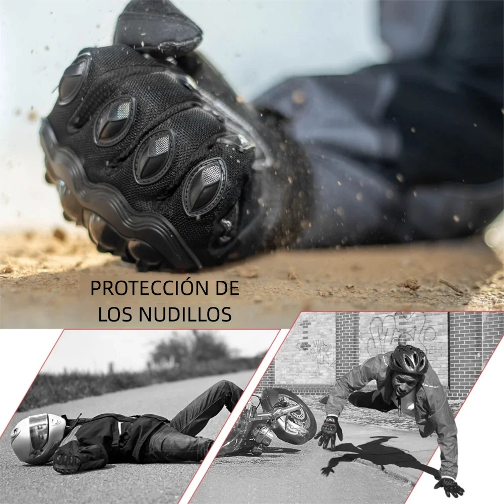 KEMIMOTO Summer Motorcycle Gloves CE Riding Gloves Knuckle Touchscreen Motorbike Tactical Gloves For Dirt Bike Motocross ATV UTV