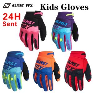 Almst Fpx MTB Childrens Bike Gloves Summer Breathable Kid Motorcycle Balance Gloves Mountain Road Motocross Guantes for Boy Girl