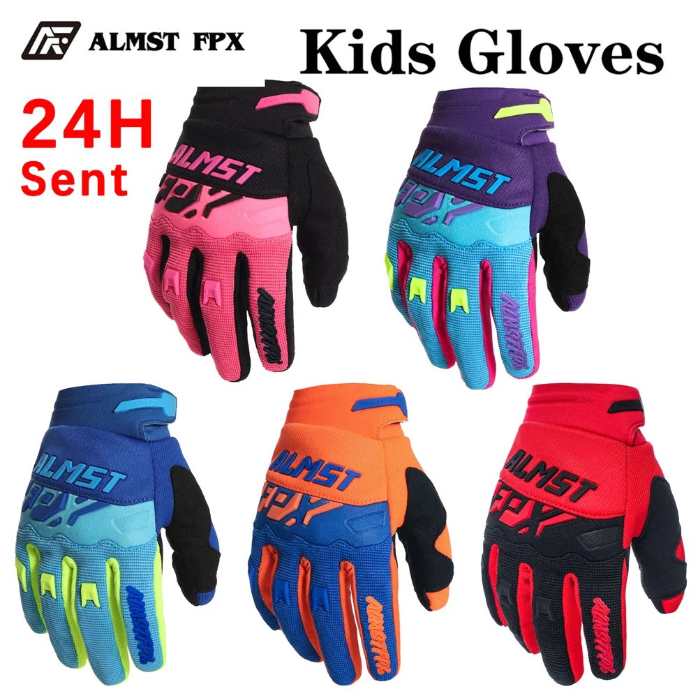 Almst Fpx MTB Childrens Bike Gloves Summer Breathable Kid Motorcycle Balance Gloves Mountain Road Motocross Guantes for Boy Girl Almst Fpx MTB Childrens Bike Gloves Summer Breathable Kid Motorcycle Balance Gloves Mountain Road Motocross Guantes for Boy Girl