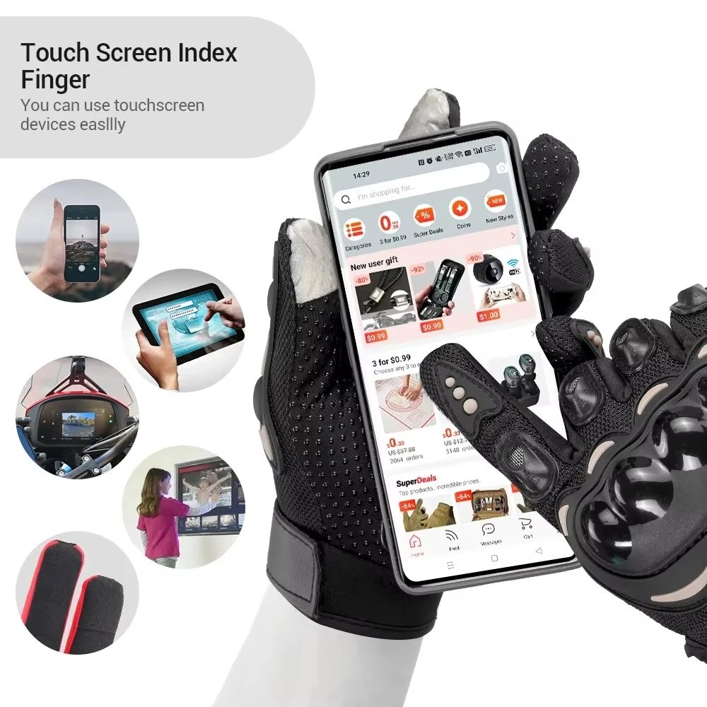 Vintage Leather Motorcycle Gloves Summer Breathable Unisex Biker Gloves With Anti-Slip Ventilation Design Motorbike Ride Glove Vintage Leather Motorcycle Gloves Summer Breathable Unisex Biker Gloves With Anti-Slip Ventilation Design Motorbike Ride Glove