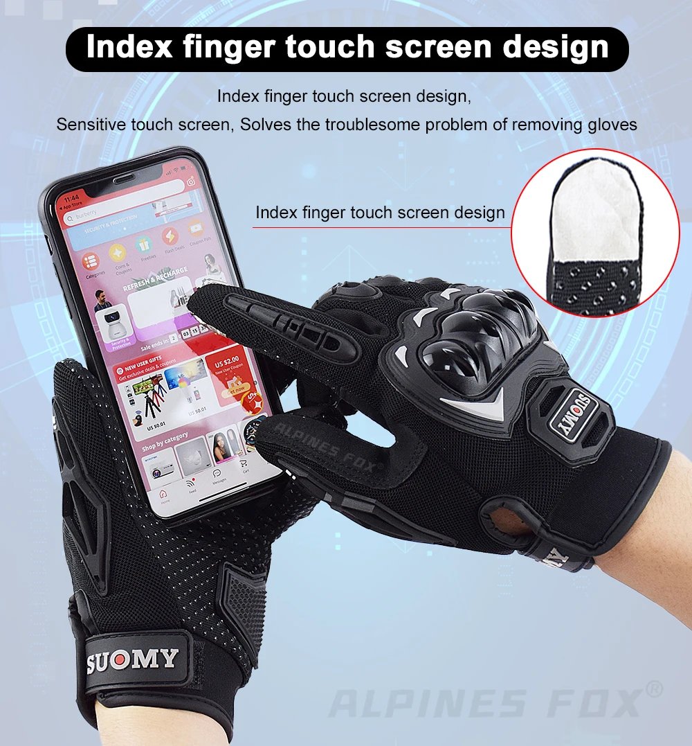 Suomy Motorcycle Gloves Summer Mesh Breathable Moto Gloves Men Women Touch Screen Motocross Gloves Touch Screen Cycling Gloves Suomy Motorcycle Gloves Summer Mesh Breathable Moto Gloves Men Women Touch Screen Motocross Gloves Touch Screen Cycling Gloves