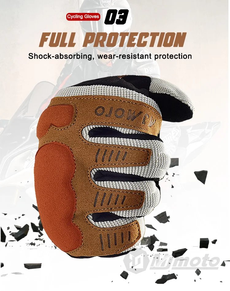 MJMOTO New Summer Windproof Motorcycle Gloves Touchscreen Motocross Gloves Wear-resistant Non-slip Motorbike Glove Breathable MJMOTO New Summer Windproof Motorcycle Gloves Touchscreen Motocross Gloves Wear-resistant Non-slip Motorbike Glove Breathable