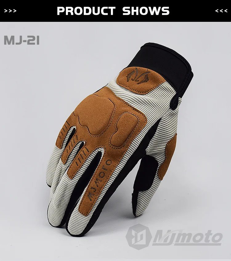 MJMOTO New Summer Windproof Motorcycle Gloves Touchscreen Motocross Gloves Wear-resistant Non-slip Motorbike Glove Breathable MJMOTO New Summer Windproof Motorcycle Gloves Touchscreen Motocross Gloves Wear-resistant Non-slip Motorbike Glove Breathable