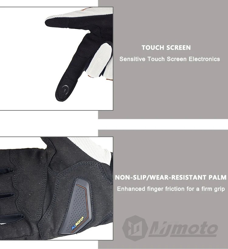 MJMOTO New Summer Windproof Motorcycle Gloves Touchscreen Motocross Gloves Wear-resistant Non-slip Motorbike Glove Breathable MJMOTO New Summer Windproof Motorcycle Gloves Touchscreen Motocross Gloves Wear-resistant Non-slip Motorbike Glove Breathable